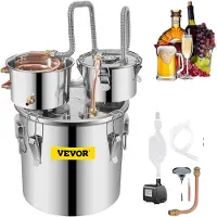 Vevor 8Gal Distillateur d'Eau Purificateur d'Eau Domestique avec Pompe