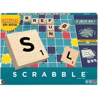 Mattel Games, Scrabble, Jeu de société, Jeu de mots, À partir de 8 ans, Jeu de famille