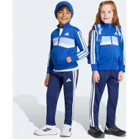 Adidas Survêtement 'Seasonal Essentials Tiberio' bleu / bleu clair / bleu foncé / blanc