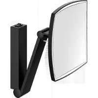 Keuco iLook_move Miroir de soins de beauté, éclairé, angulaire, avec interrupteur à bascule, 1 couleur de la lumière, 17613379004