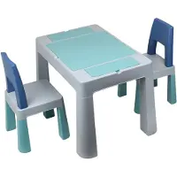 Thermobaby Table d'activités multifonctionnelle Multiplay, avec 2 chaises