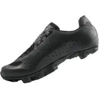 Lake MX 177-X Wide Chaussures VTT - noir/noir réfléchissant