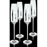 Viski Reserve Julien champagneglas - Kristal - 175ml - 4 stuks (11379), Verres à vin, Transparent
