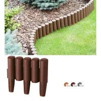Prosperplast Palisáda zahradní 270 cm - barva: hnědá