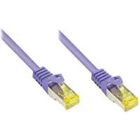 Alcasa Patchkabel m. Cat.7 Rohk. violett 30m