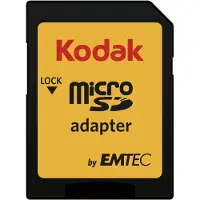 Kodak - Carte mémoire flash (adaptateur microSDXC vers SD inclus(e)) - 64 Go - UHS Class 1 / Class10 - 580x - microSDXC UHS-I