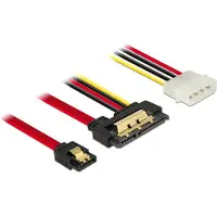 DeLOCK SATA câble - 7-pin SATA femelle vers 4-pin Molex mâle
