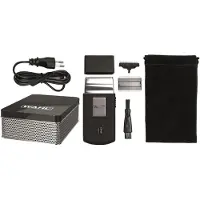 Wahl 03615-1016 rasoir pour homme Rasoir à grille Tondeuse Noir, Argent