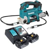 Makita Pompe à graisse sans fil DGP 180 RF 18 V 690 bar + 2x batterie 3,0 Ah + chargeur