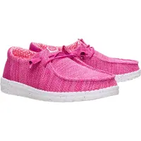 HEY DUDE Wendy Stretch Mesh Ceramic Couleur Rose