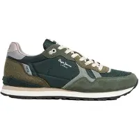 Pepe Jeans Brit League Trainers Vert EU 41 Homme