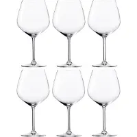 Schott zwiesel Schott , ensemble de 6 verres à vin rouge "Burgunder", en cristal Tritan, fabriqués dans l'UE, adaptés au lave-vaisselle, technologie Tritan Protect, référence : 110499