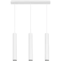 Licht-Erlebnisse Lustre EYE blanc 3xGU10x10W en métal, dimensions : 130 x 6,5 x 62 cm, IP20, Nowodvorski Lighting