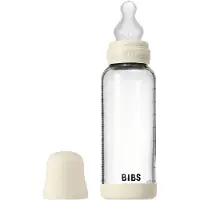 BIBS Biberon - 240 ml - Verre/Silicone - Ivory - - UneTaille - Biberon