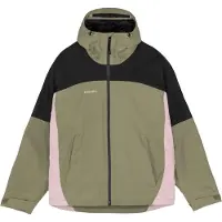 Armada - Veste imperméable et respirante - Ansel 2L Shell Jacket Swamp Black Icee Rose en Nylon - Taille M - Kaki