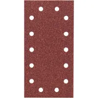 Bosch 2608605316 10 Feuilles Abrasives Pour Ponceuses Vibrantes 115 X 230 Mm 14 Trous Grain 60