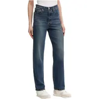 Levi's Jean 'Ribcage Straight Ankle' bleu foncé