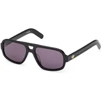 Adidas Originals Lunettes de Soleil OR0134 55/16/145 Shiny black Front acetate MAN OR0134