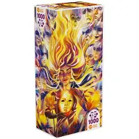 Iello Puzzle 1000 pièces Universe Social Masks
