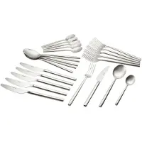 Esmeyer 24 pcs. couverts SILKE en acier inoxydable 18/0 poli, forgé massif , 142-030