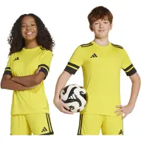 Adidas T-Shirt fonctionnel 'Squa25' jaune / noir
