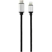 Renkforce Câble de connexion USB pour téléphone portable [1x USB 3.0 mâle C - 1x Apple Lightning mâle] 1.00 m Black (RF-4353446)