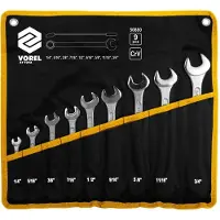 TRIZERATOP Jeu de clés à douille de 1/4" à 3/4", 9 pièces