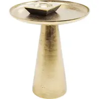 Kare Table d'appoint Orient dorée 45cm