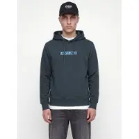 Jack & Jones Sweat-shirt 'JJMUNK' azur / gris foncé