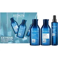 Redken Coffret Extreme : Shampooing 300 ml + Après-shampooing 300 ml + Soin anti-cassure 250 ml
