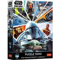 Trefl Puzzle 1000 pièces « The Mandalorian : Ensemble sur la piste » de