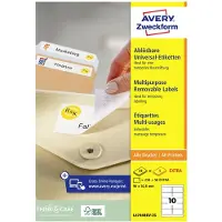 Avery-Zweckform L4744rev-25 90x50.8mm White Adhesive Tags 25 Units Clair Enfants