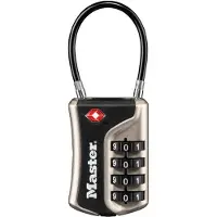 Master Lock Cadenas à combinaison zinc, l.35 mm