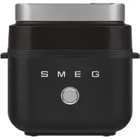 Smeg Friteuse sans huile Air Fryer AFC01BLMEU 7 L 1450 W Noir Mat