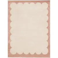 FRAAI Volero - Tapis lavable – Myrre Rose/Blanc - 230x330cm