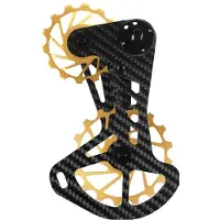 Novaride Système De Galets De Dérailleur Shimano Mtb Slx/xt/xtr 12s Carbon Ceramic