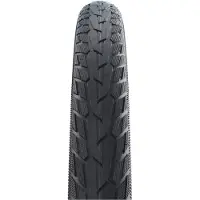 Schwalbe Pneu Cruiser K-guard Preto Reflex, 26 pouces, 1,75 pouces. Pneu urbain rigide, couleur gris. Dimensions : 26 pouces x 1,75 pouces, couleur gris