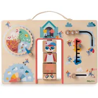 Lilliputiens : Alice s'habille pour aller dans la mallette météo. Multicolore. Taille unique