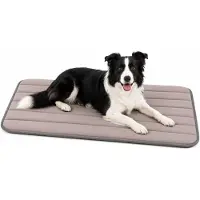 Flamingo Coussin pour chien , modèle Xana, rectangulaire, couleur taupe, pour cage métallique