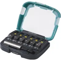 Wolfcraft 1 Bit-Box 2K, Solid 7-pièces Phillips