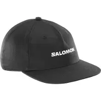 Salomon Logo Flat Cap Noir S-M