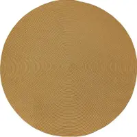 TecTake tapis tressé Raya - Ø 160 cm - aspect jute brun