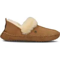 Warmbat Pantoffel Warmbat Women Barrine Suede Cognac-Schoenmaat 43