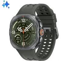 Samsung Galaxy Watch Ultra2 3,81 cm (1.5") AMOLED 47 mm Numérique 498 x 498 pixels Écran tactile 4G Argent Wifi GPS (satellite)