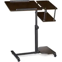 Relaxdays Table pour ordinateur portable, Support pour notebook, Noir