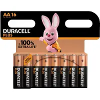 Duracell MN1500 Plus Pile Mignon 1,5V 16er Blister