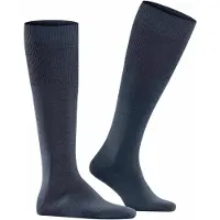 Falke Mi-bas bleu foncé, Unicolore