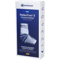 MalleoTrain BAUERFEIND S Chevillère taille 5 gauche titane 1 pc(s) Bandage(S)