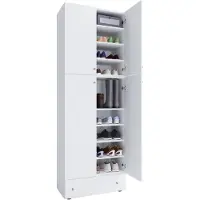 VCM XXL Armoire à chaussures Armoire à vêtements Chaussures Armoire d'entrée Lona 9f Tiroir XXL Armoire à chaussures Armoire à vêtements Chaussures Armoire d'entrée Lona 9f Tiroir