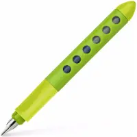 Faber-Castell Stylo Plume Scribolino Medium (M), Vert Jaune (1x)